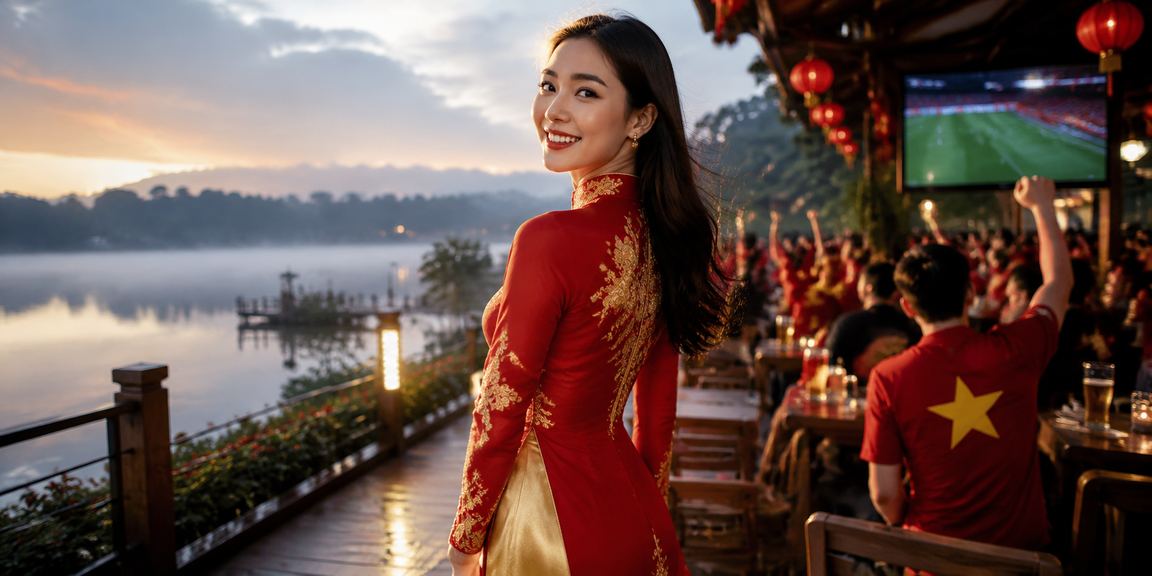 Cảnh giải trí buổi tối tại Đà Lạt kết hợp không khí thể thao và cá cược trực tuyến